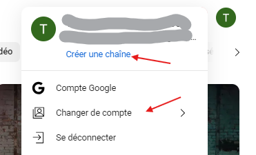 Etape 1 dans la création de compte youtube monétisé en afrique